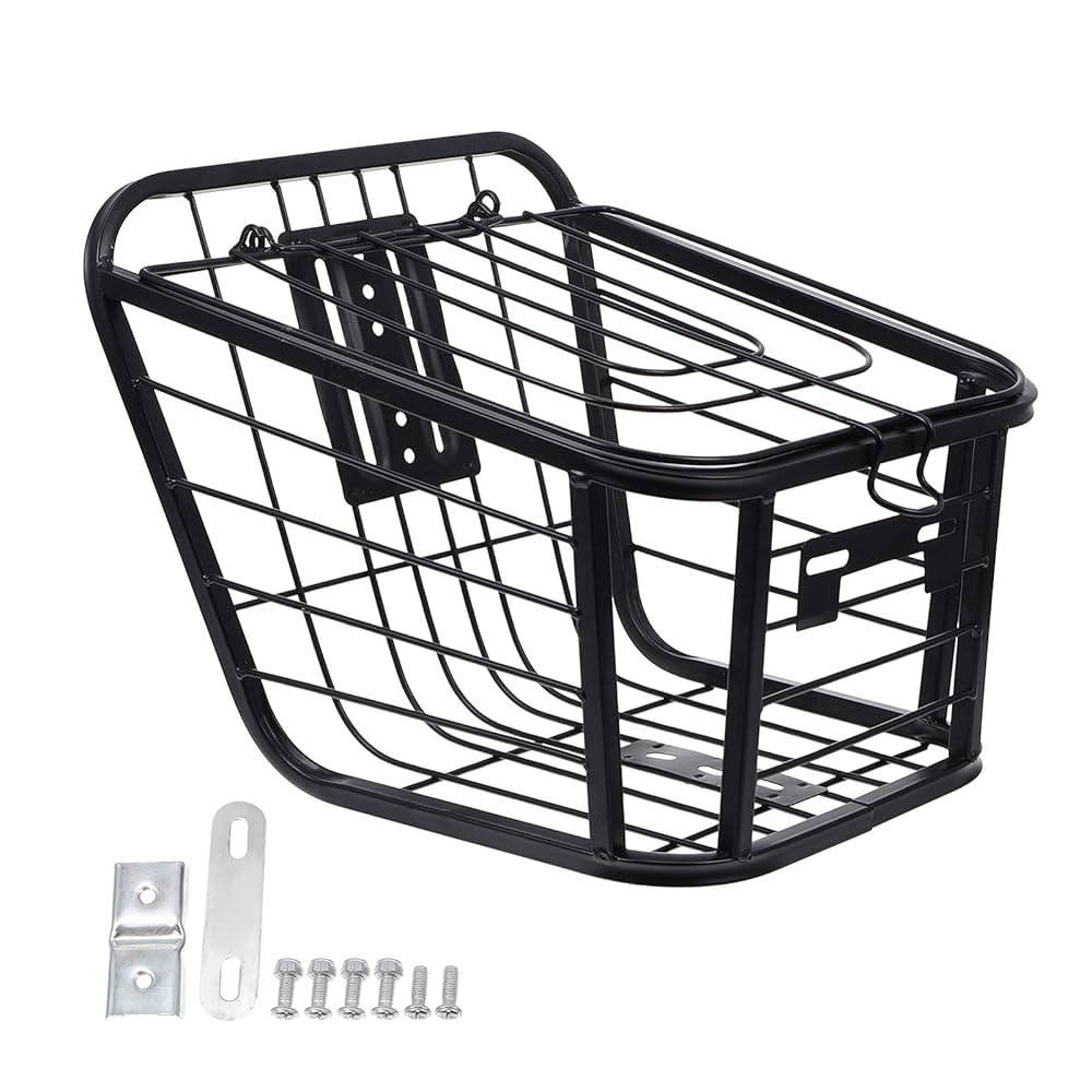 Amazon | LIOOBO 自転車バスケット 自転車かご 前かご 簡単脱着
